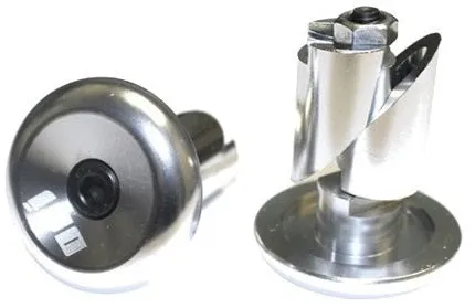 ODI Aluminium Bar Ends Zilver