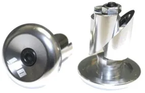 ODI Aluminium Bar Ends Zilver