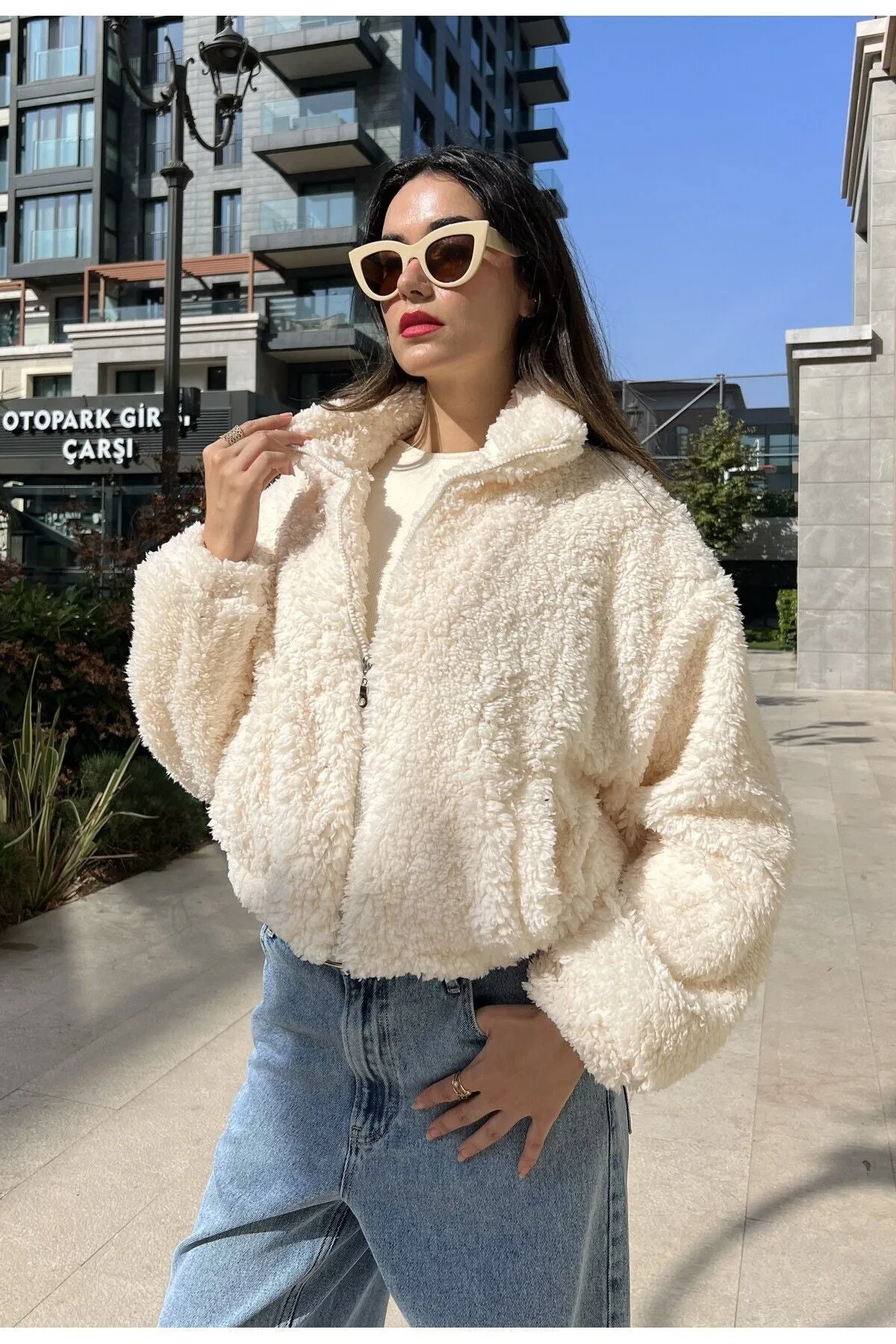 Oversized Plush Coat