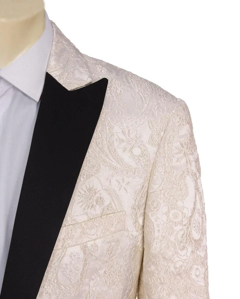 Paisley Ivory Dinner Jacket