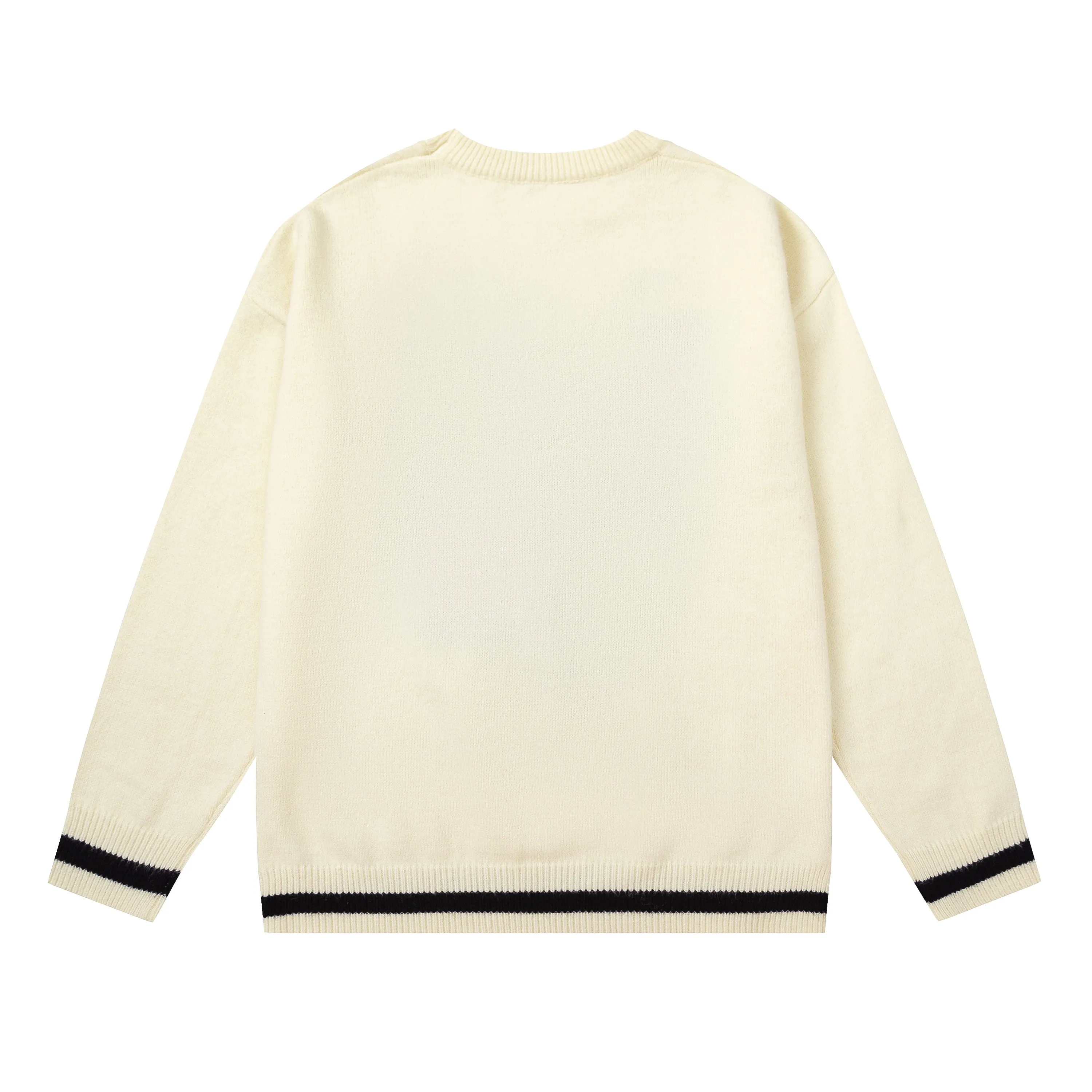 Pinned Heart | Oversized Graphic Knit Sweater