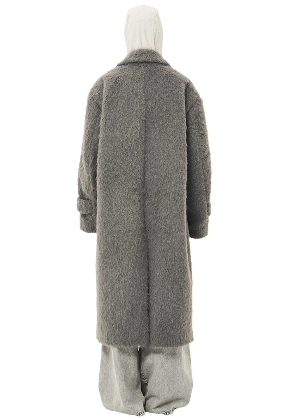 Plush Faux Mink Coat