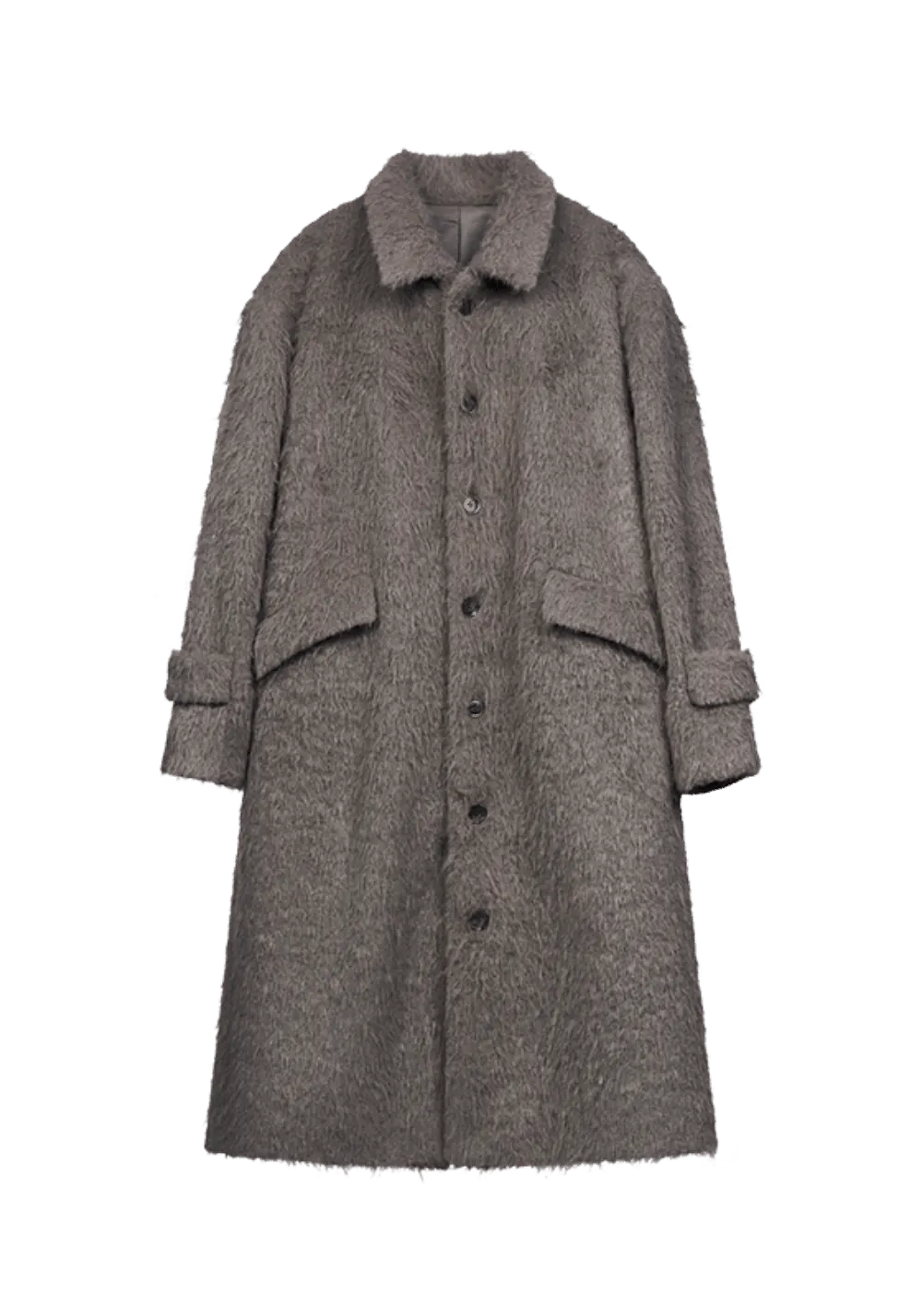 Plush Faux Mink Coat
