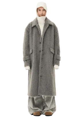 Plush Faux Mink Coat