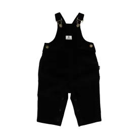 Rock Your Baby Black Cord Baby Overalls