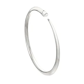 Sabre Slim Bangle - Silver