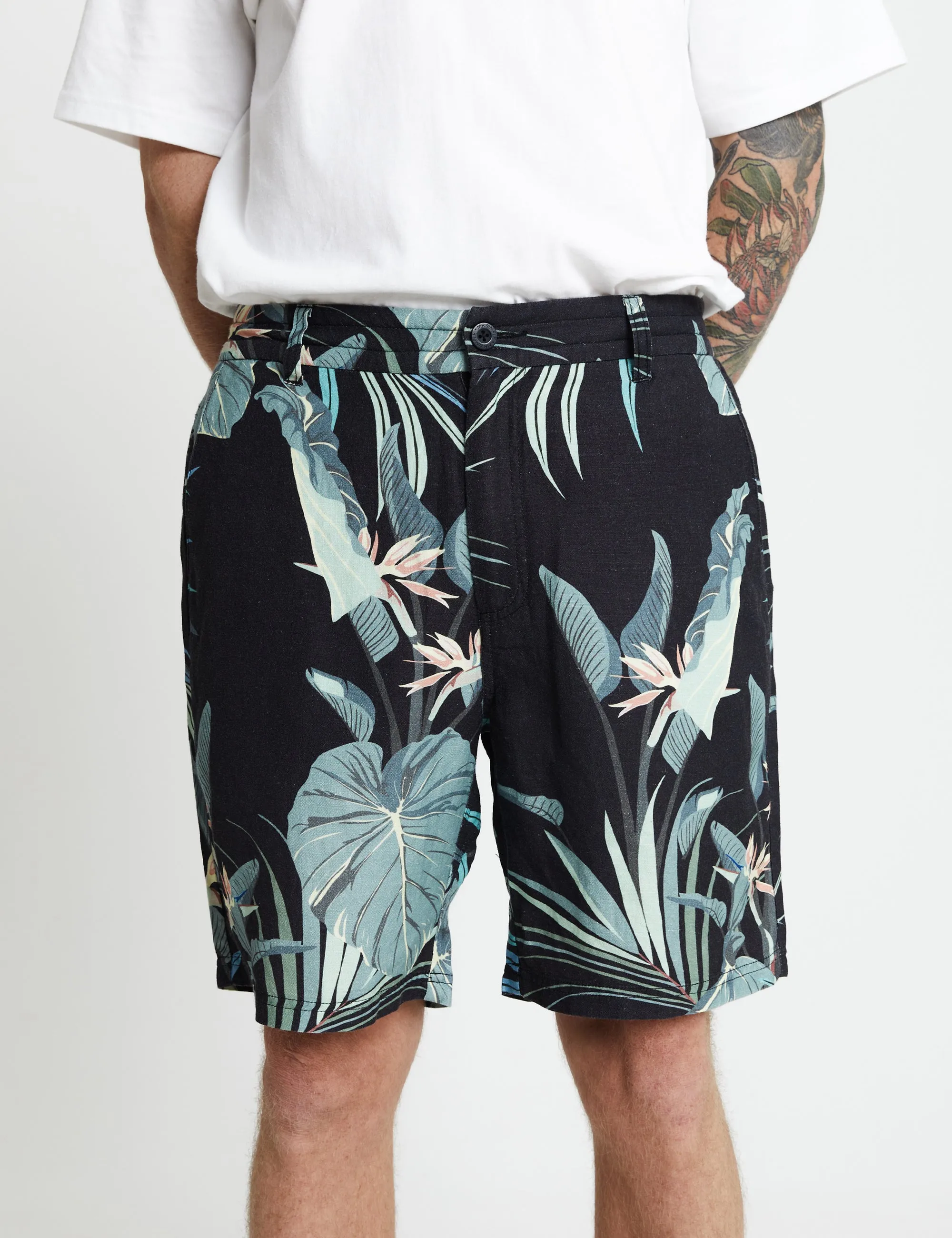 Tanner 2.0 Linen Shorts - Laua Nights