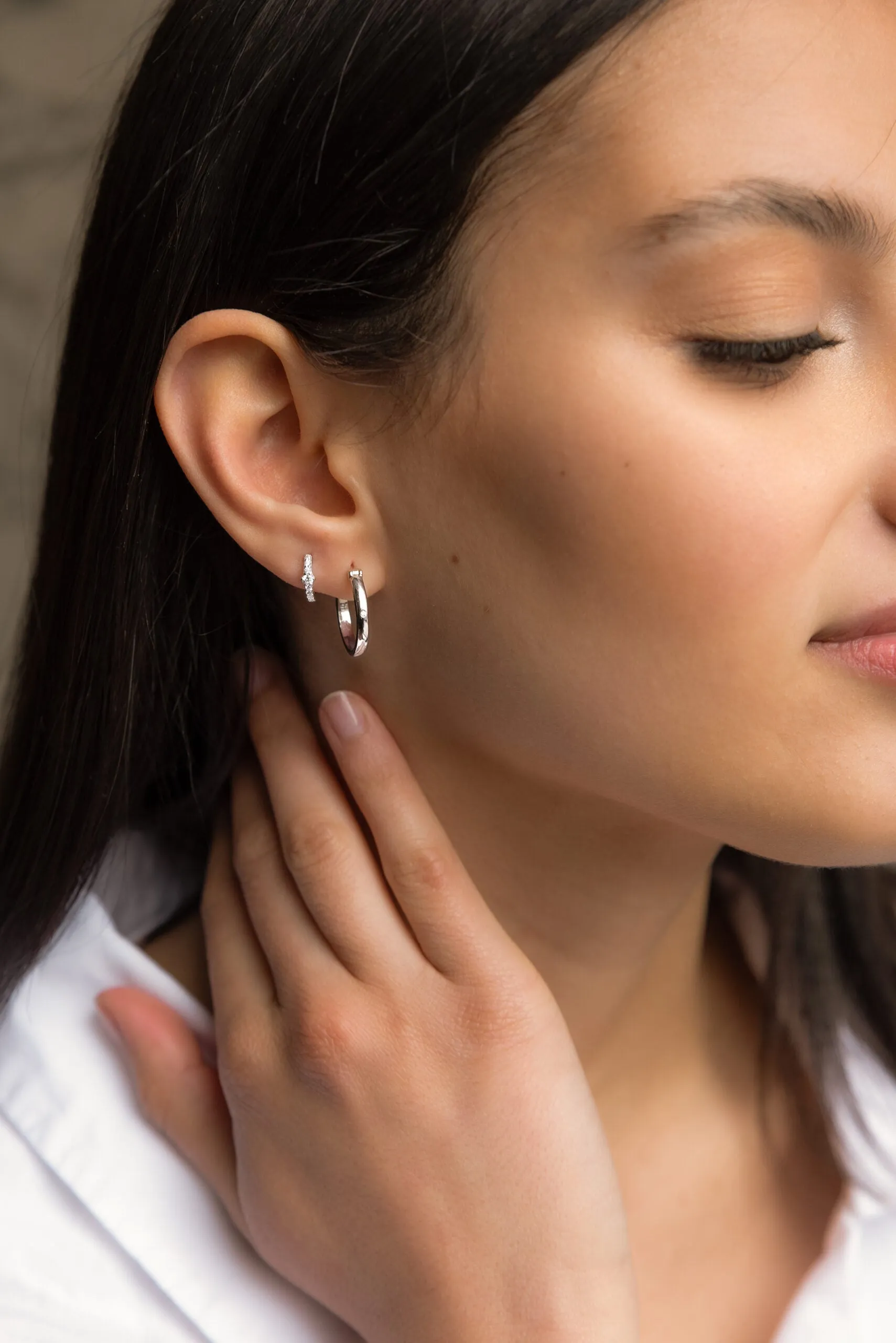 The Cara earrings - silver