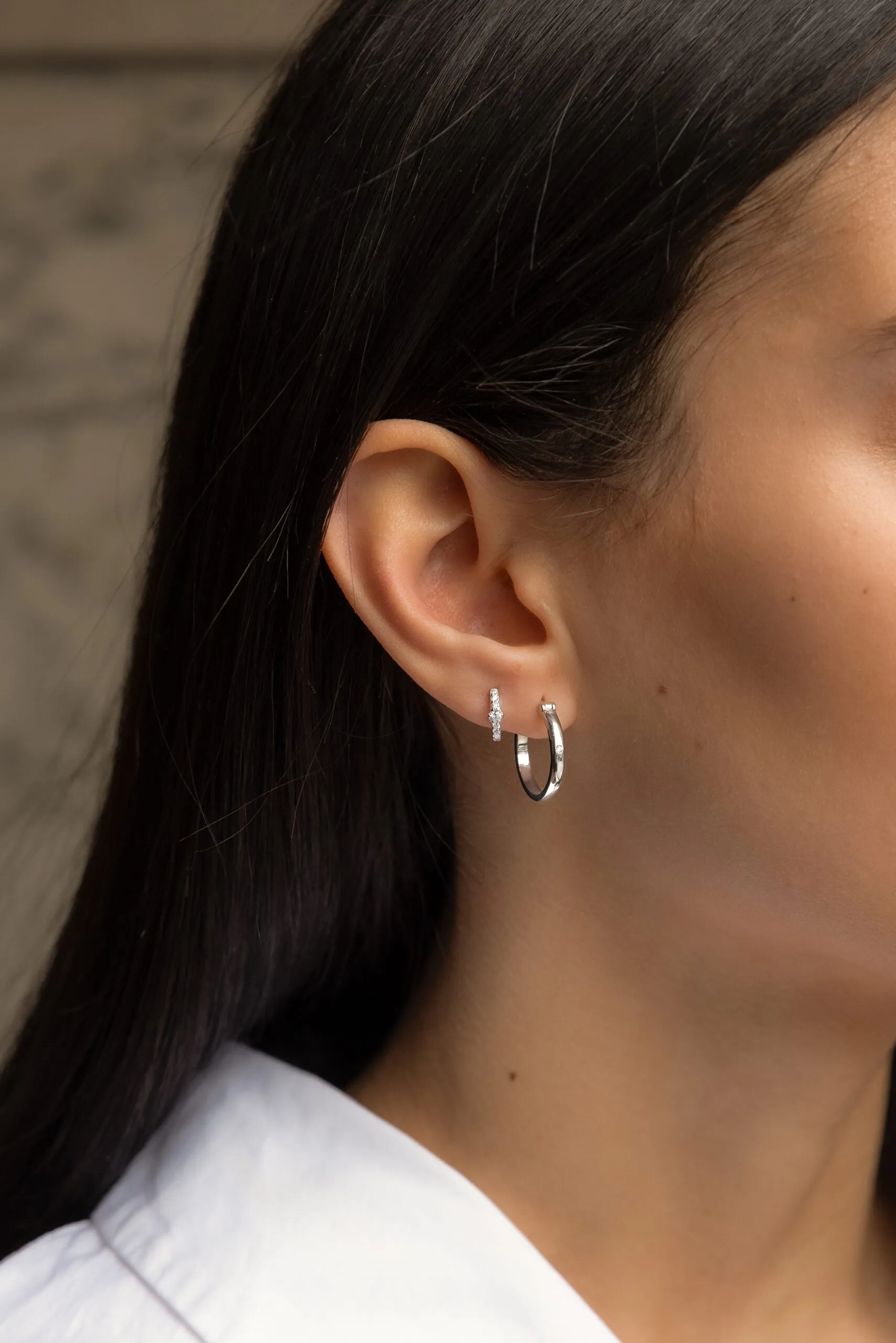 The Cara earrings - silver