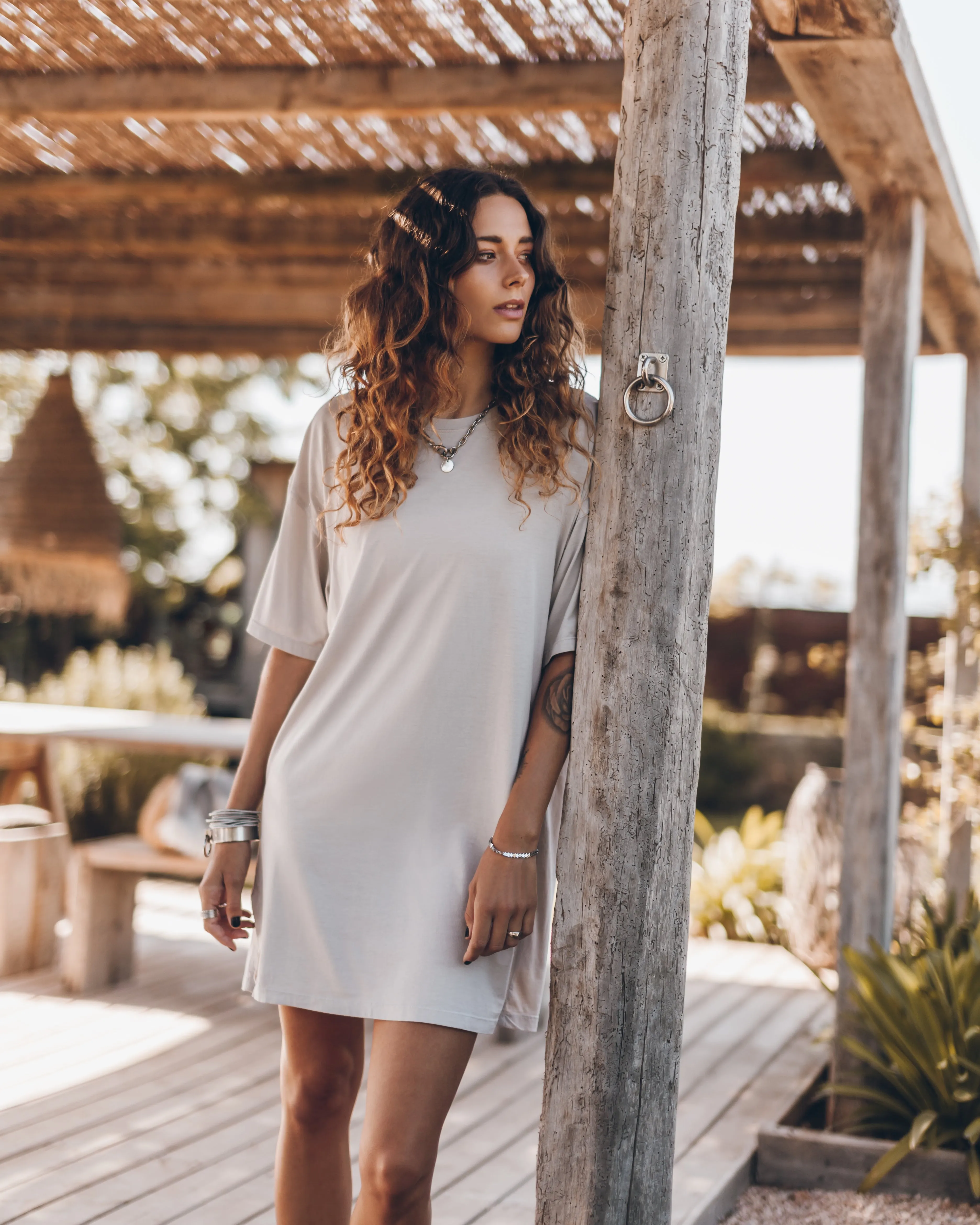 The Light Short T-shirt Dress