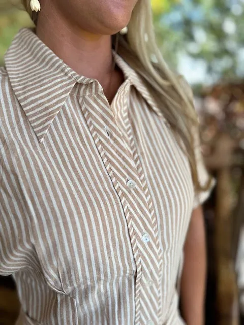 Travel Dress - Striped