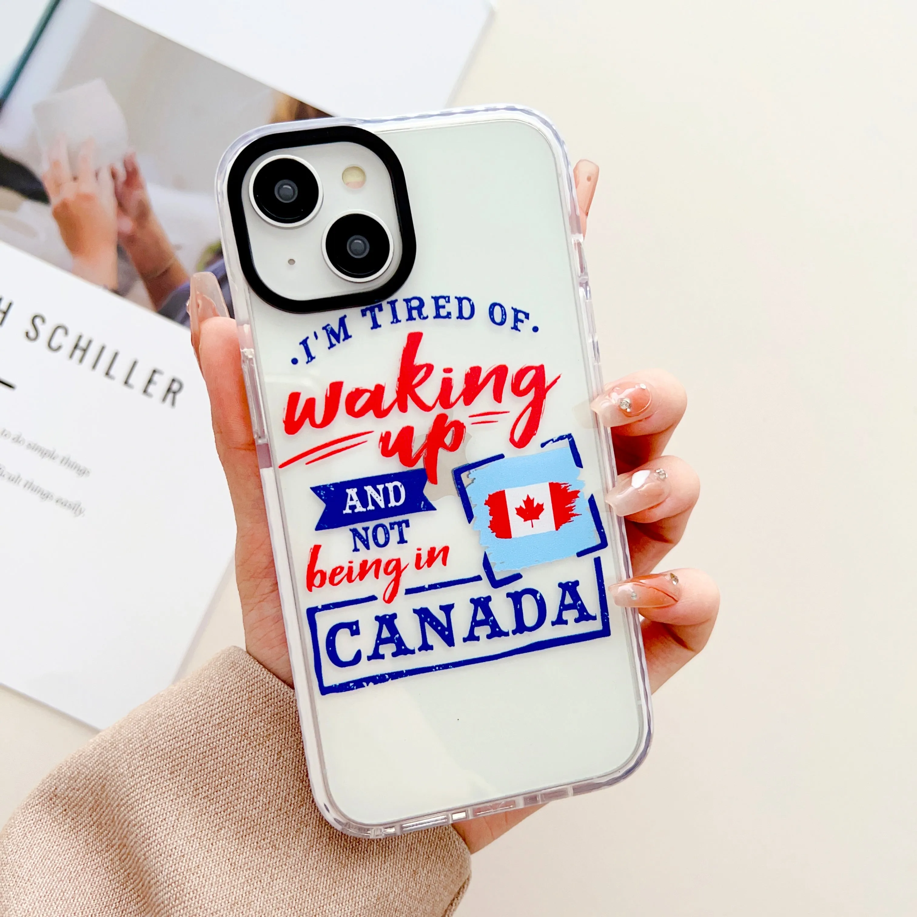 Waking Up And Not Be In Your Favourite Country Customised Designer Impact Proof Silicon Phone Case for iPhone