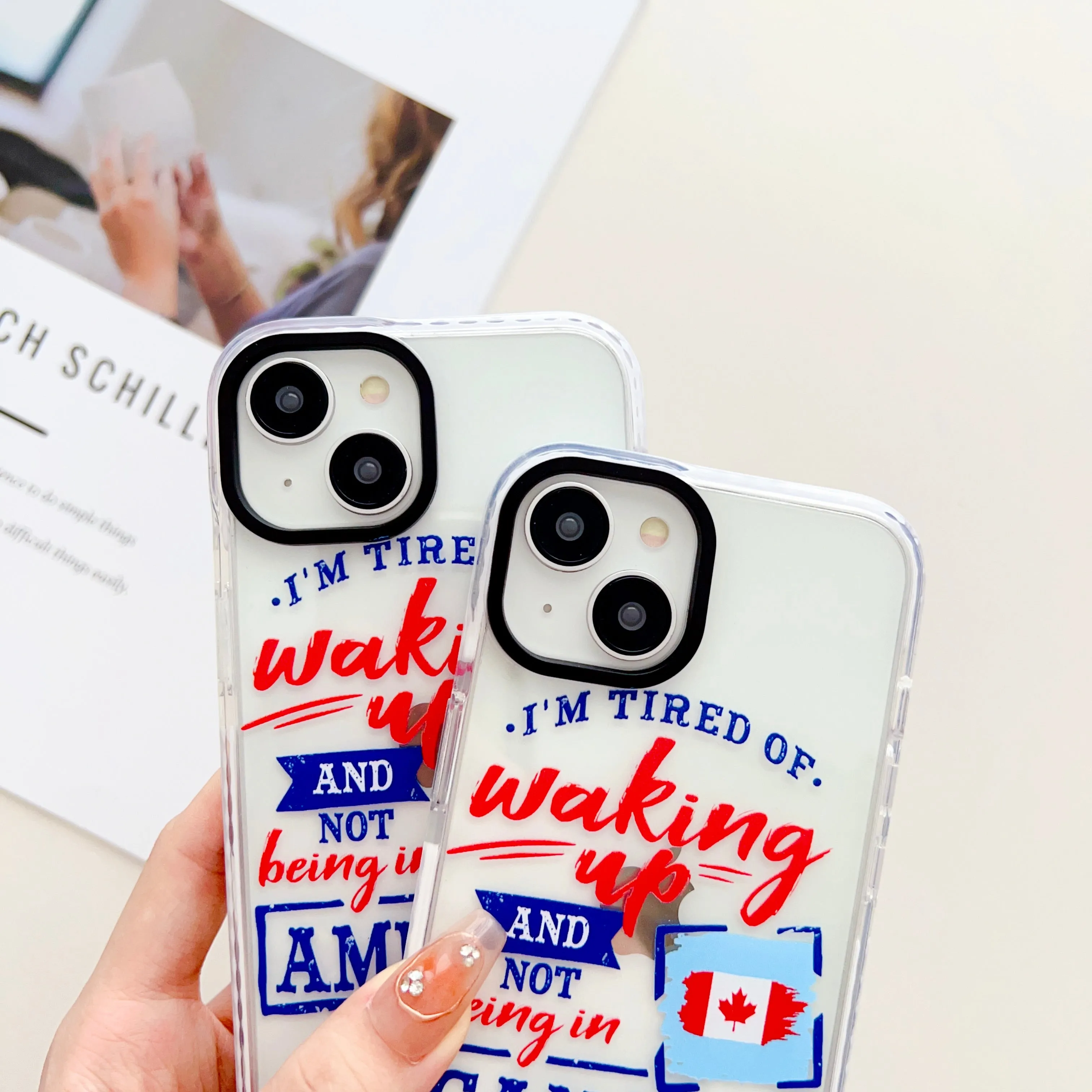 Waking Up And Not Be In Your Favourite Country Customised Designer Impact Proof Silicon Phone Case for iPhone