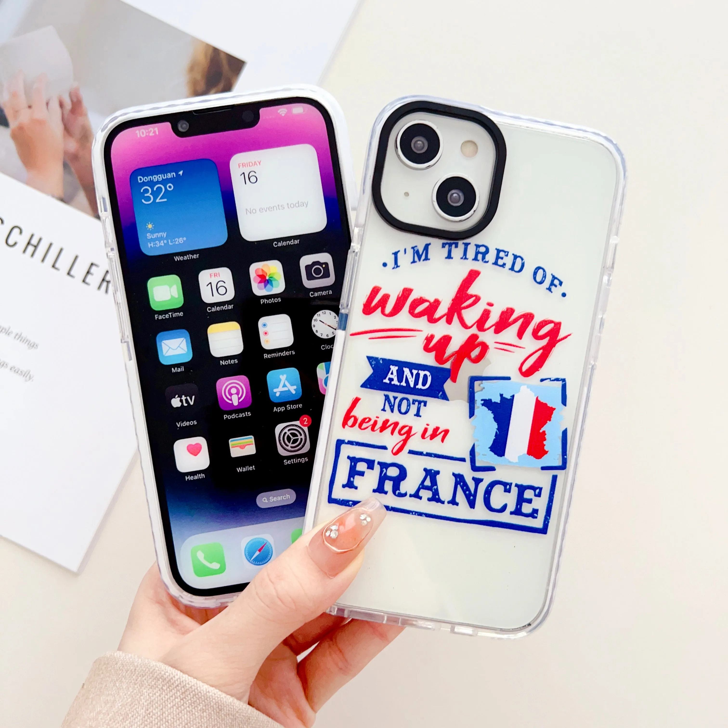 Waking Up And Not Be In Your Favourite Country Customised Designer Impact Proof Silicon Phone Case for iPhone