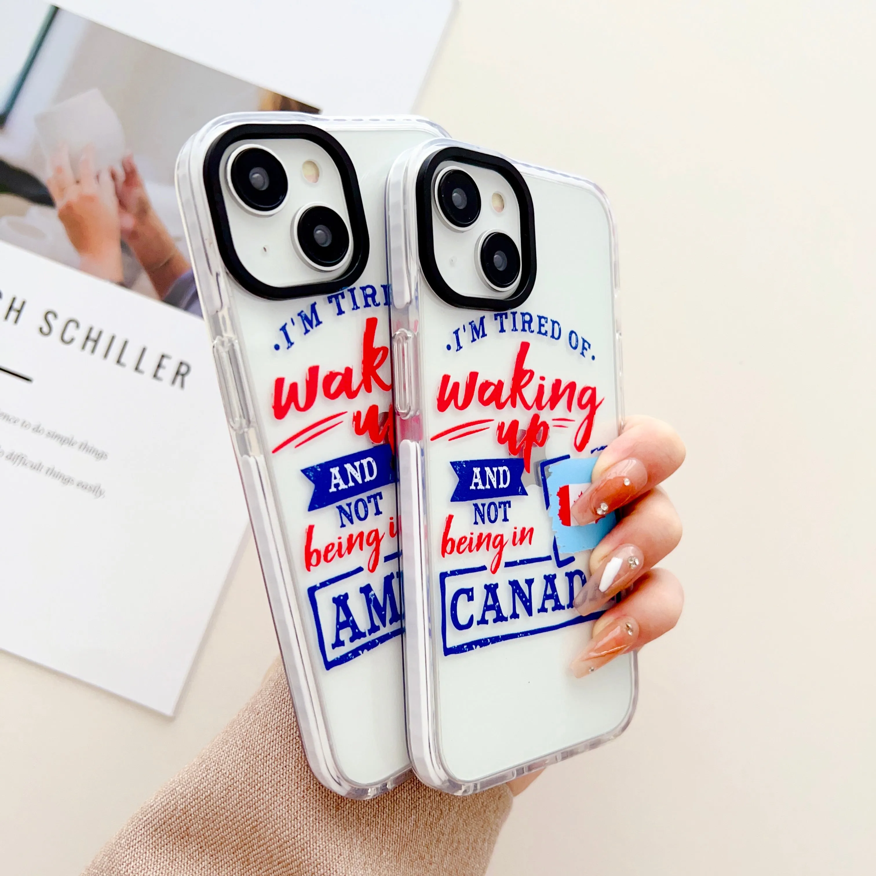 Waking Up And Not Be In Your Favourite Country Customised Designer Impact Proof Silicon Phone Case for iPhone