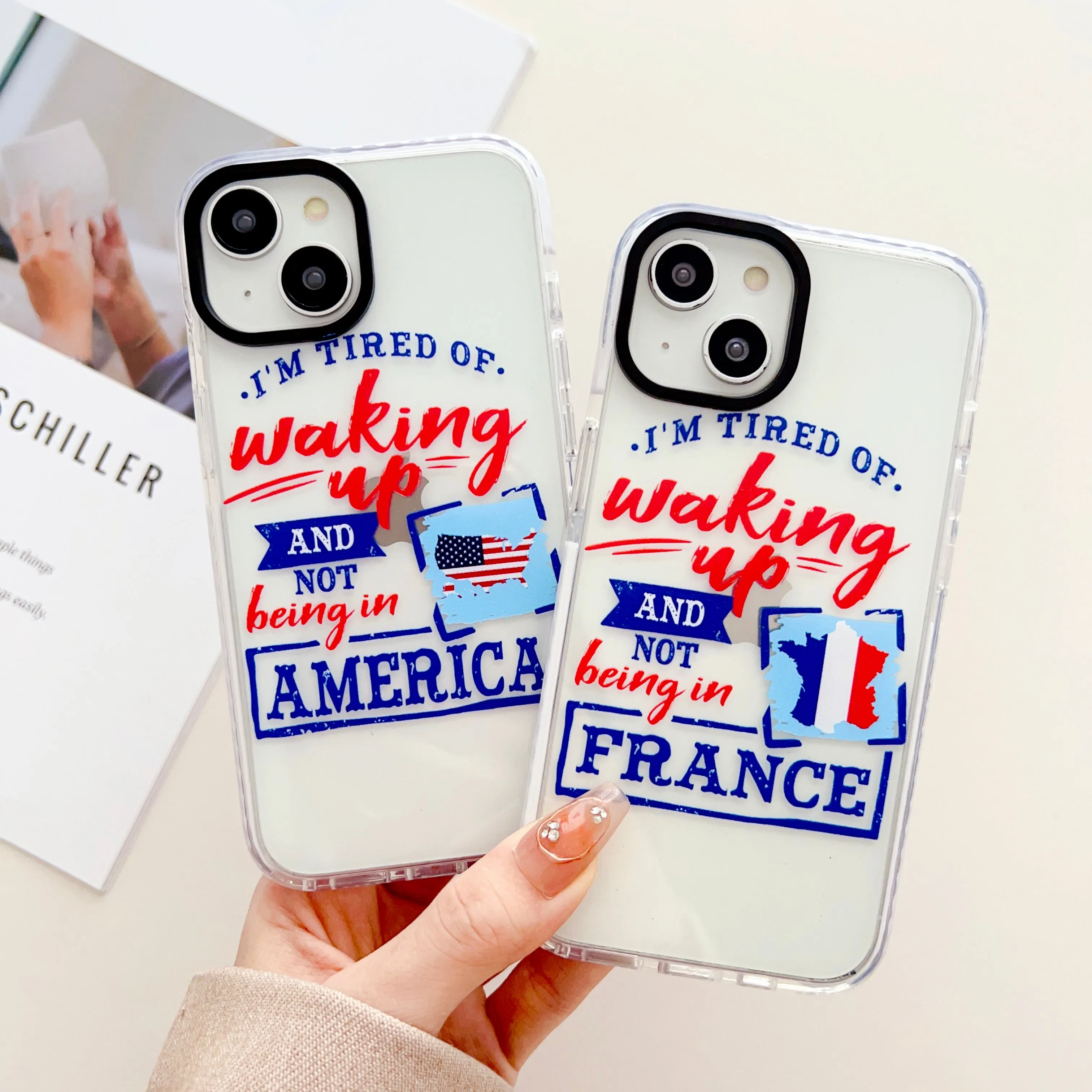 Waking Up And Not Be In Your Favourite Country Customised Designer Impact Proof Silicon Phone Case for iPhone