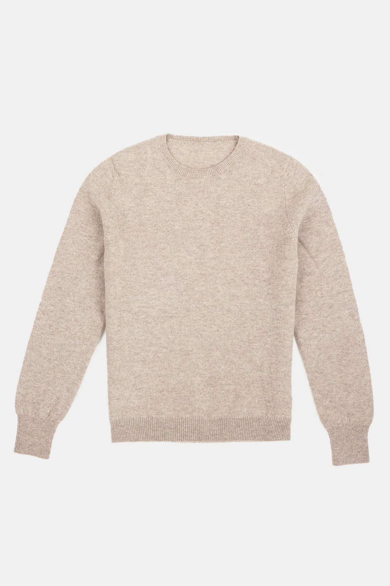 Women's Lambswool Crew Neck - Mink